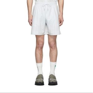 HAN KJØBENHAVN pale stripe track shorts